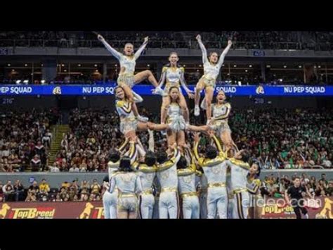 NU Pep Squad full routine .